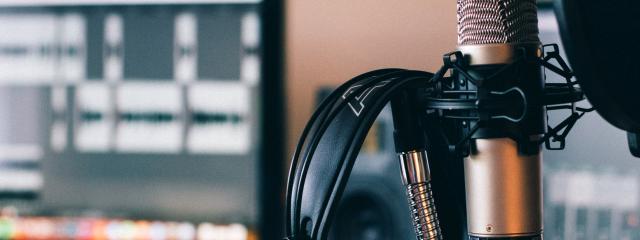 Podcast recording equipment