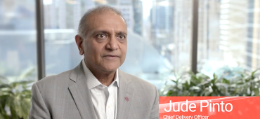 Jude Pinto speaking in the Q2 update video