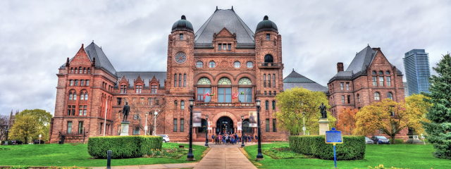 Ontario Legislative Building in Queen's Park, Toronto